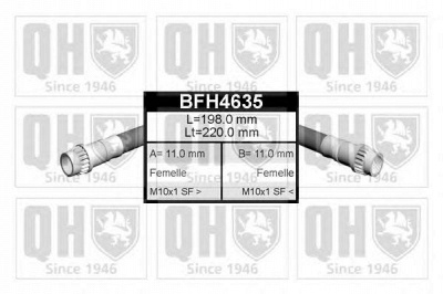 QUINTON HAZELL bfh4635 -  Тормозной шланг